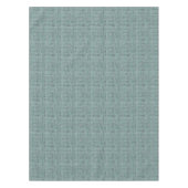 Chic grijs zeeschuim blauwgroene groene Boucle gew Tafelkleed (Voorkant)