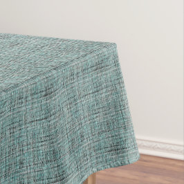 Chic grijs zeeschuim blauwgroene groene Boucle gew Tafelkleed