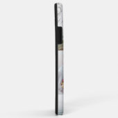 Chic Grijze Marmer 7 Foto Collage Case-Mate iPhone Case (Achterkant/rechts)