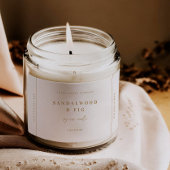 Chic Grote Potkaars Label Sticker Zakelijk Label