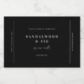 Chic Grote Potkaars Label Sticker Zakelijk Label (Enkel label)