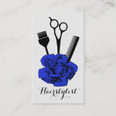 chic  haarstylist navy mod visitekaartje (Voorkant)