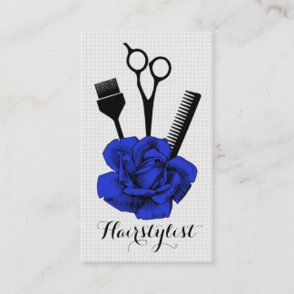 chic haarstylist navy mod visitekaartje