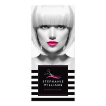 Chic Hair Salon Prijs Lijst Rack Kaart