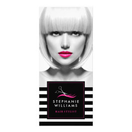 Chic Hair Salon Prijs Lijst Rack Kaart