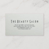 Chic Hair stylist en makerij Visitekaartje (Achterkant)