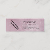 Chic Hair Stylist Mini Visitekaartje (Achterkant)