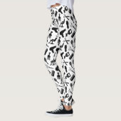 Chic Hair Stylist Patroon Leggings (Links)