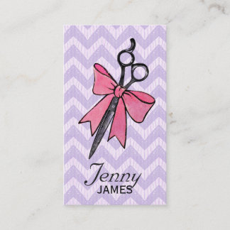  chic hair stylist roze boogschaar klantenkaartje