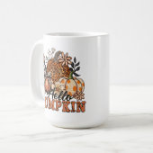 Chic Hallo Pompoen Herfst Autumn Koffiemok (Voorkant links)