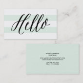 Chic Hallo | Visitekaartjes (Voorkant / Achterkant)