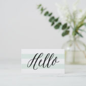 Chic Hallo | Visitekaartjes (Staand voorkant)