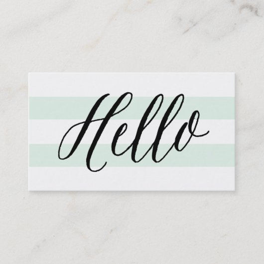 Chic Hallo | Visitekaartjes (Voorkant)