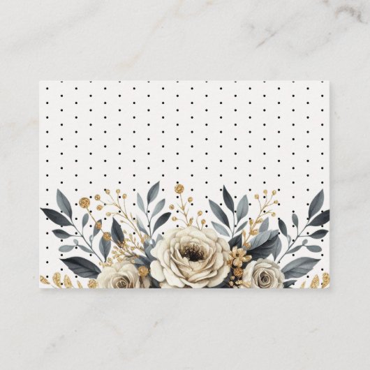 Chic Halloween Baby Shower Books for Baby Informatiekaartje (Achterkant)