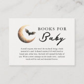 Chic Halloween Baby Shower Books for Baby Informatiekaartje (Voorkant)