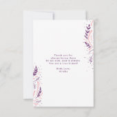 Chic Hand Letterde Beste Vriend ooit Gepersonalise Bedankkaart (Achterkant)