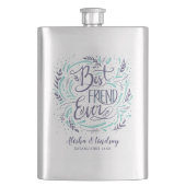 Chic Hand Letterde Beste Vriend ooit Gepersonalise Flacon (Voorkant)