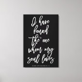 Chic Hand Lettered Ik heb het One Sign gevonden Canvas Afdruk (Voorkant)