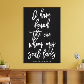 Chic Hand Lettered Ik heb het One Sign gevonden Canvas Afdruk (Insitu (Woonkamer))