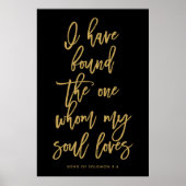 Chic Hand Lettered Ik heb het One Sign gevonden Poster (Voorkant)