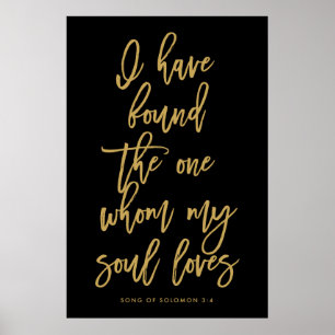 Chic Hand Lettered Ik heb het One Sign gevonden Poster