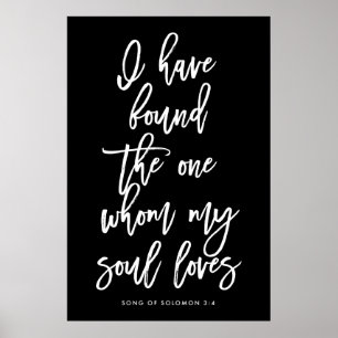 Chic Hand Lettered Ik heb het One Sign gevonden Poster