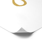 Chic Hand Lettered Ik heb het One Sign gevonden Poster (Hoek)