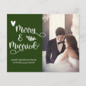 Chic Hand Lettered Marry Married Photo Budget (Voorkant)