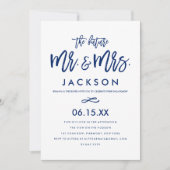 Chic Hand Lettered Uitnodiging van de Partij van d (Voorkant)