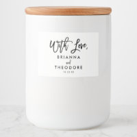 Chic Hand Lettered Wedding with Love