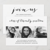 Chic Handgeschreven | Klasse van de aankondiging v (Voorkant / Achterkant)