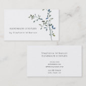 Chic Handmade Elegant Greenery Visitekaartje (Voorkant / Achterkant)