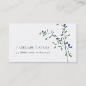 Chic Handmade Elegant Greenery Visitekaartje (Voorkant)