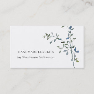 Chic Handmade Elegant Greenery Visitekaartje