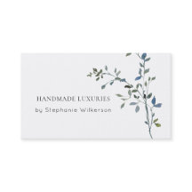 Chic Handmade Elegant Greenery Visitekaartje