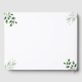 Chic Handwritten Photo Guest Book Gastenboek (Achterkant)