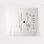 Chic Happily Ever After Crème Trouw Wandkleed (Voorkant (horizontaal))