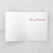 Chic Happy Holiday modern kerstfeest wreate Feestdagen Kaart (Binnen)