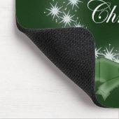 Chic Happy Holiday modern kerstfeest wreate Muismat (Hoek)