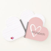 Chic Heart Blush Roze Notitieboek (Binnen)