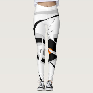 Chic Heart Design Leggings