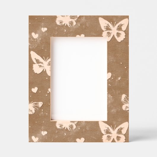 Chic Hearts & Vlinders Gegraveerde Lijstjes (Voorkant)