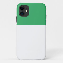 Chic Hedendaags Wit Zee Groen Kleurenblok Case-Mate iPhone Case