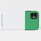 Chic Hedendaags Wit Zee Groen Kleurenblok Case-Mate iPhone Case (Achterkant (horizontaal))