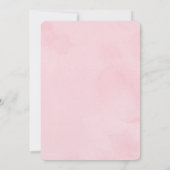 Chic Herfst Pumpkin Blush Pink Floral Rozen Birthd Kaart (Achterkant)