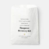 Chic-herinneringen vorige keer Hangover Recovery K Bedankzakje (Voorkant)