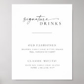 Chic + het Eenvoudige Teken van de Handtekening va Poster (Voorkant)