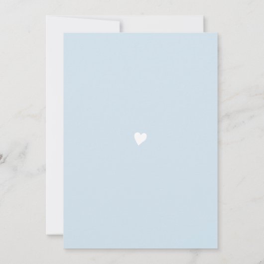 Chic Het is een Jongen Aankondiging van het Kleine (Achterkant)