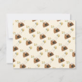 Chic Het is zo lief om twee eerste verjaardag Foto Kaart (Achterkant)