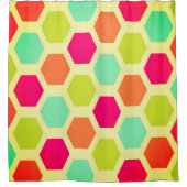  Chic Hexagon Douchegordijn (Voorkant)